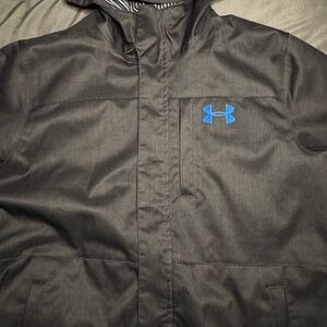 Under Armour Storm2 Black/Blue Performance Jacket